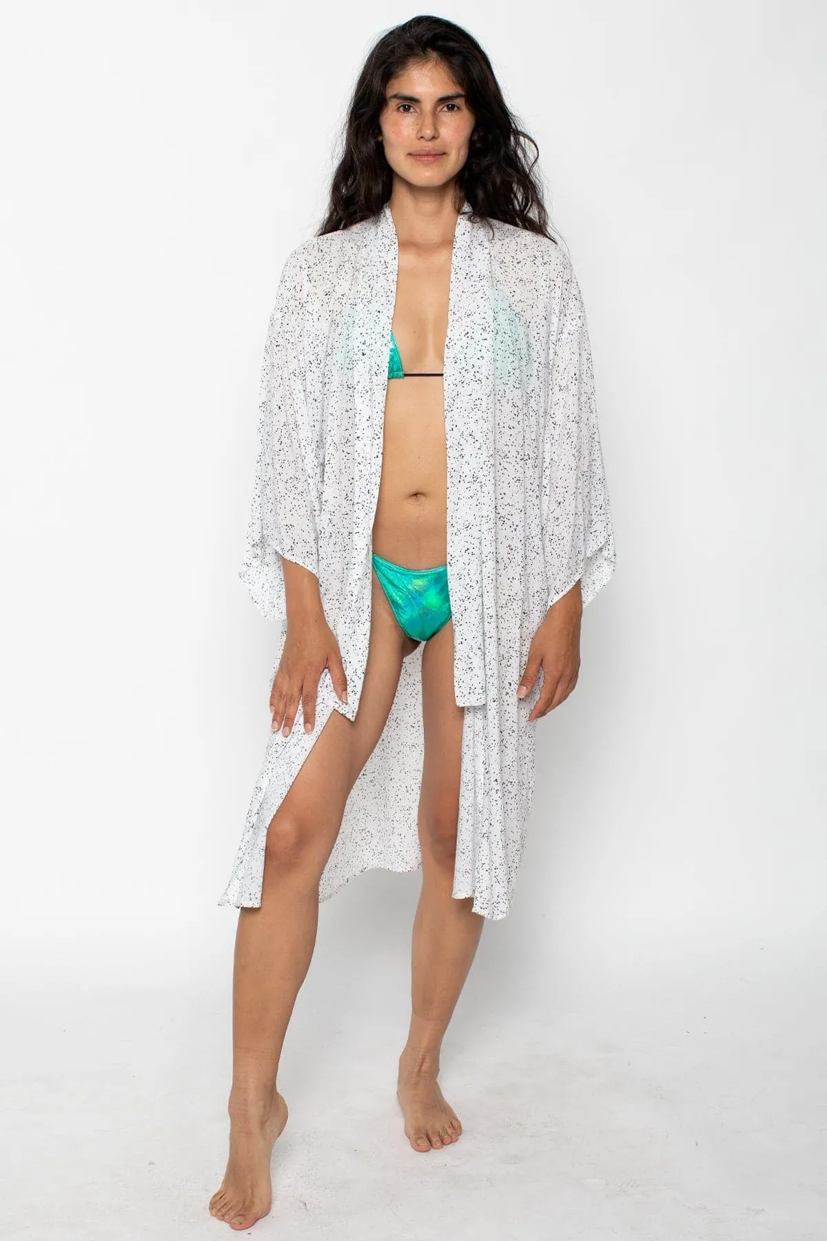 RPR01 - Printed Rayon Kimono Robe