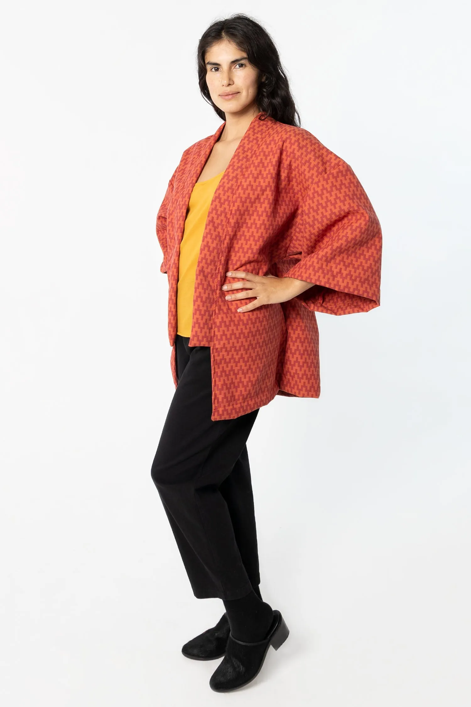 RUPH01 - Jacquard Kimono Jacket