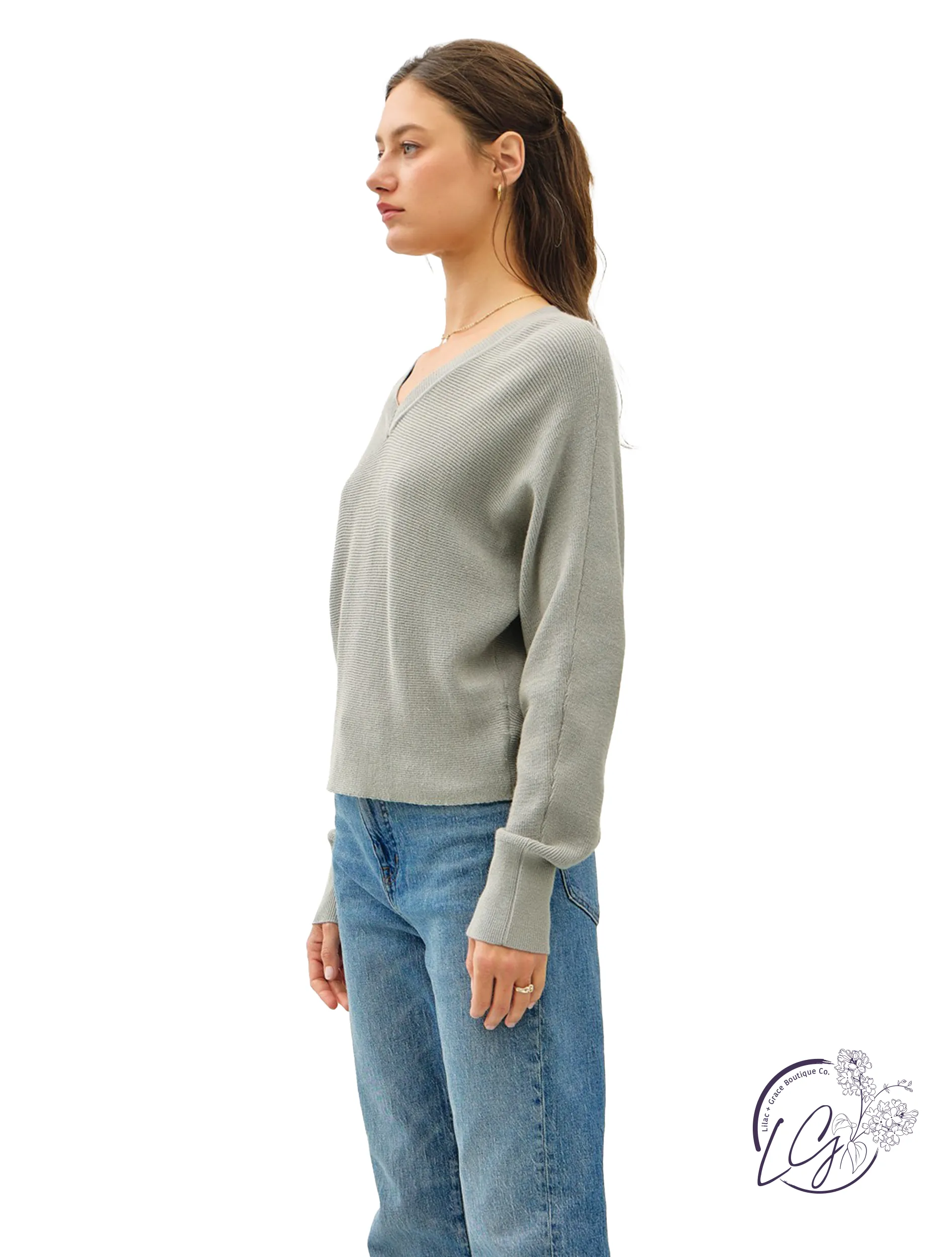 Sage Bliss Knit Sweater