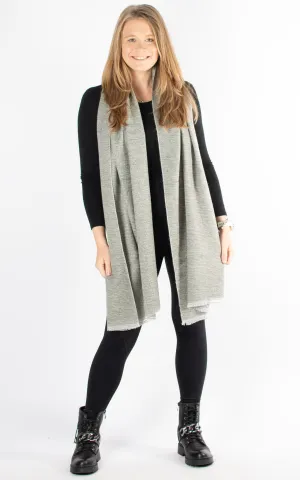 Scarf | Fine Knit | Grey