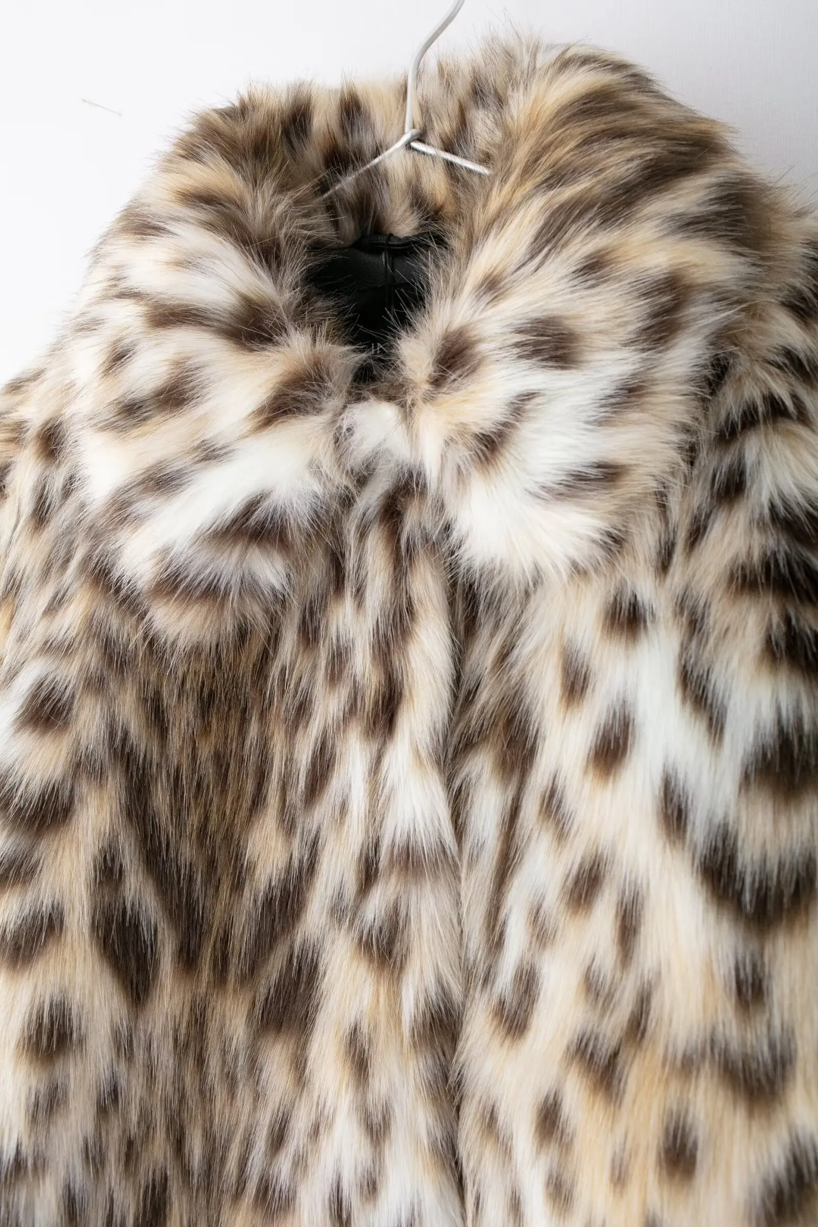 Selena Faux Fur Leopard Coat