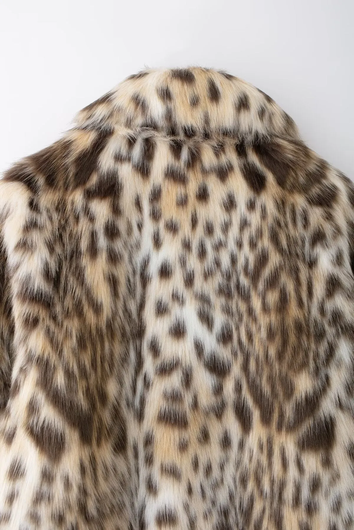 Selena Faux Fur Leopard Coat