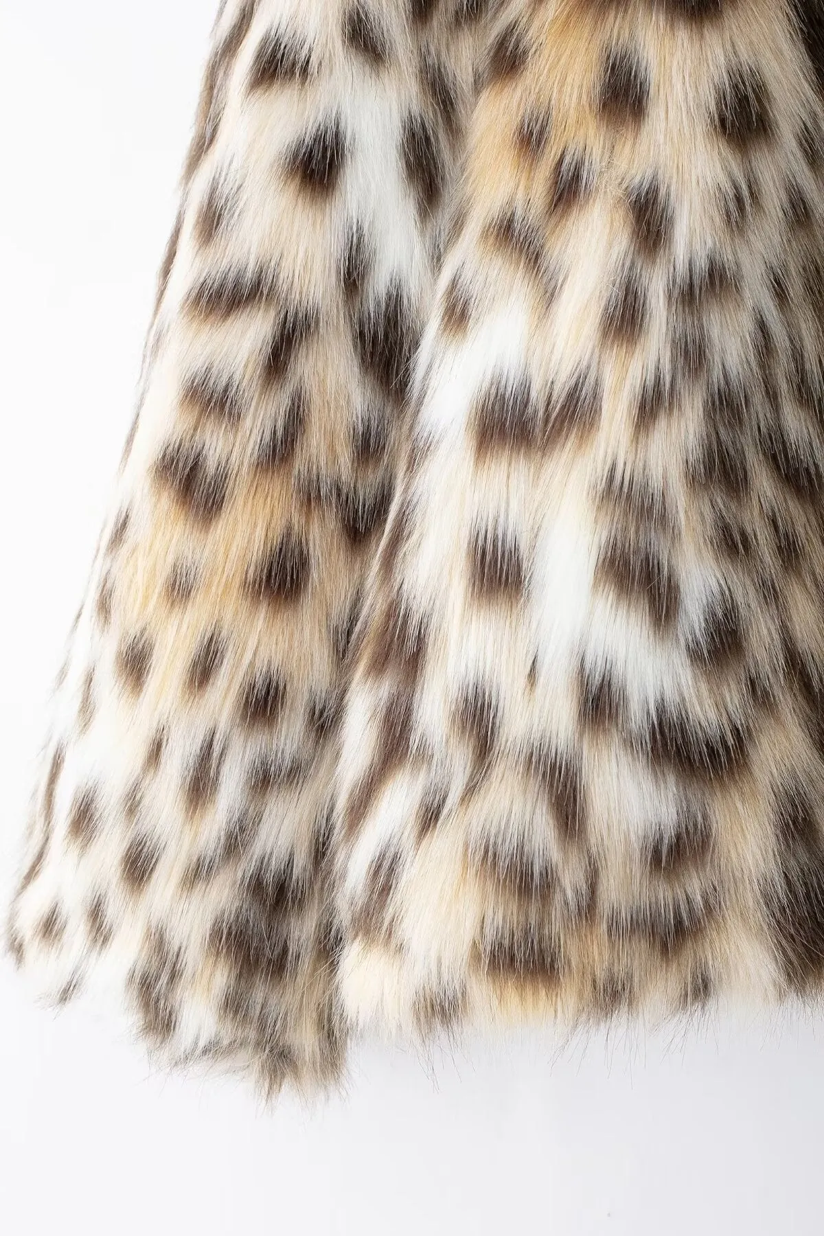 Selena Faux Fur Leopard Coat