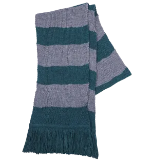 Slytherin Wide Stripe Scarf from Lochaven