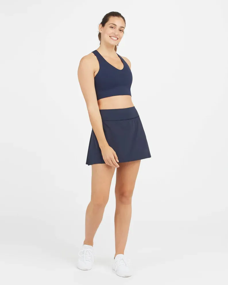 Spanx Longline Medium Impact Sports Bra - Midnight Navy