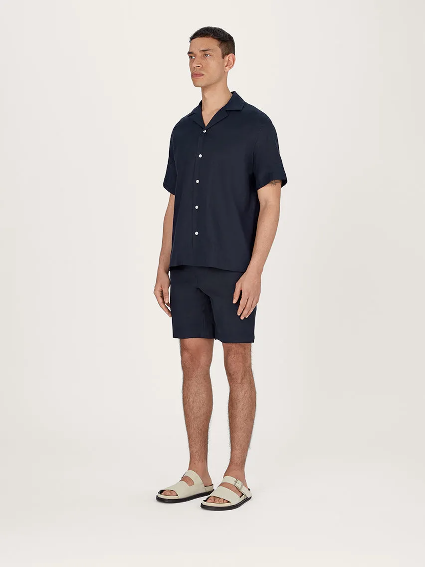 The 12 Shorts Linen 9" || Navy | Linen