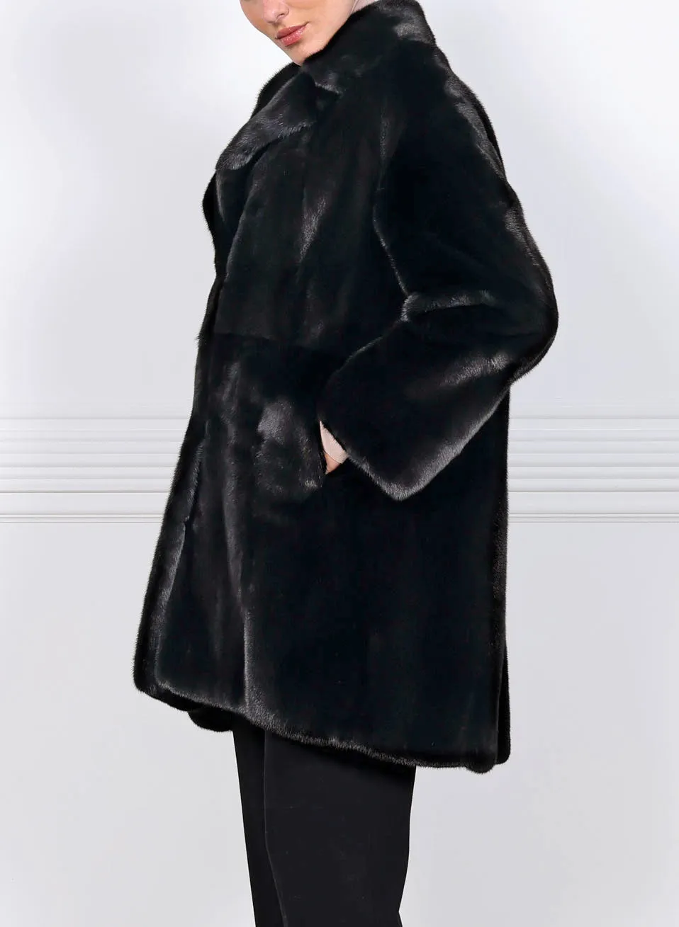 The Declan Oversized Mink Fur Coat