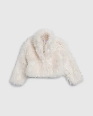 Toddler Girl Faux Fur Shorty Coat