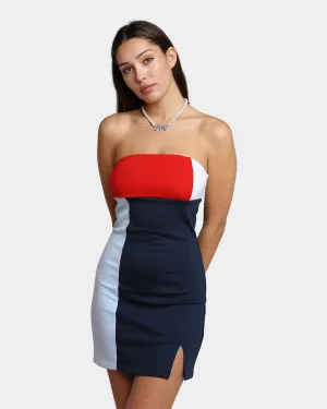 Tommy Jeans Women's Archive Blocking Bodycon Dress Twilight Navy