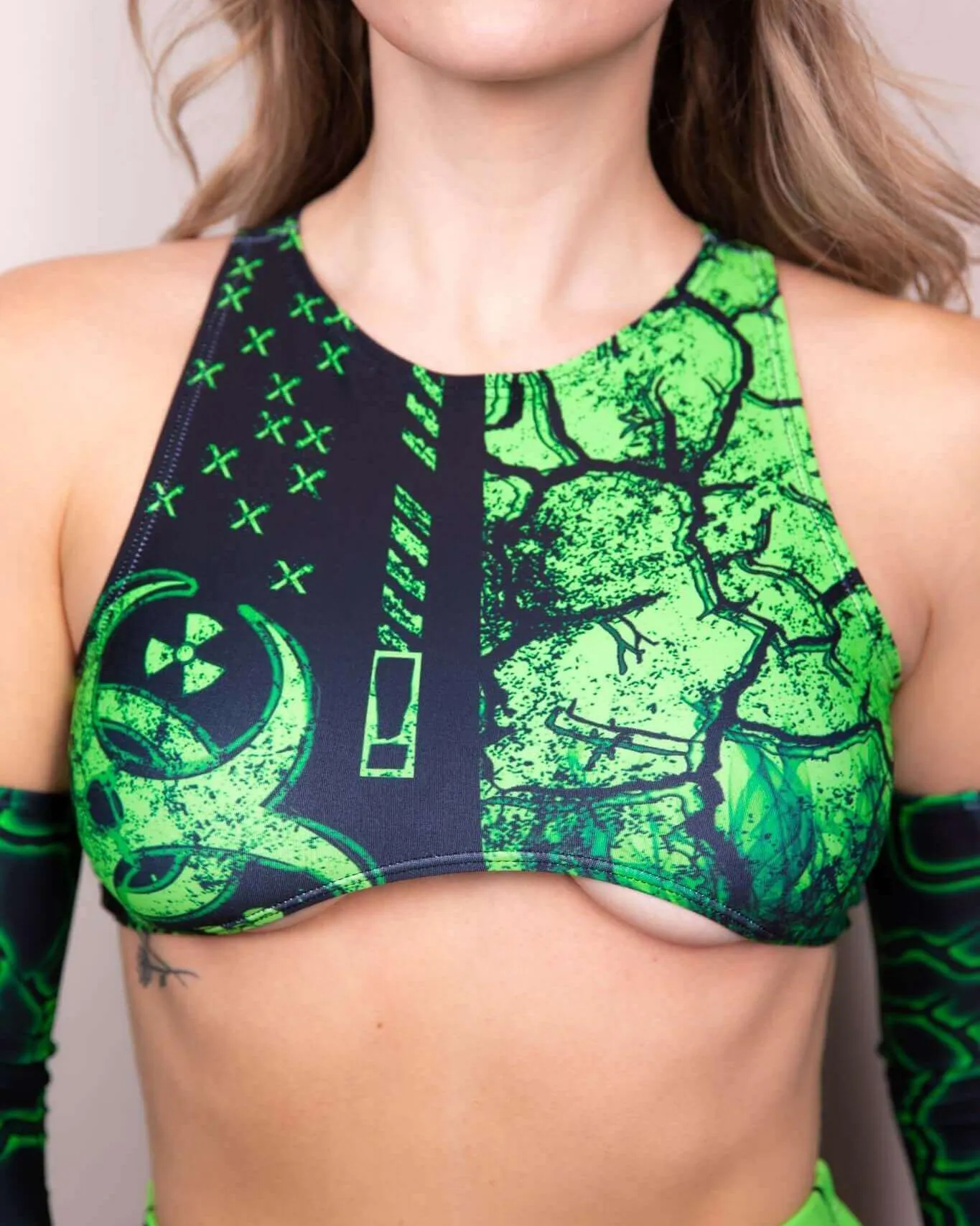 Toxic Teaser Top - Green