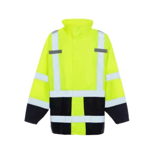 Utility Pro Hi Vis Waterproof Class 3 Rain Jacket with Teflon - UHV822