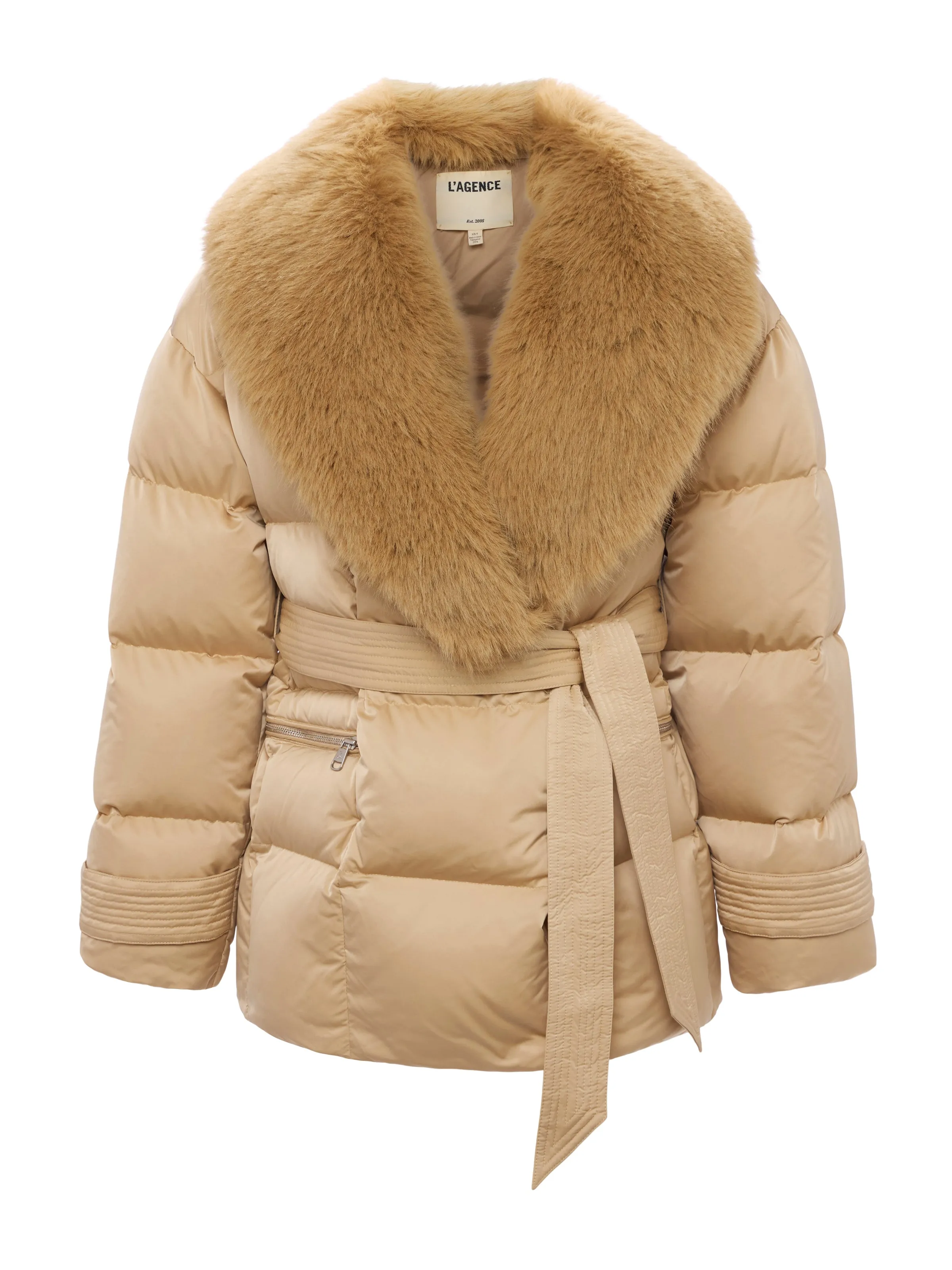 Vail Faux Fur Down Coat