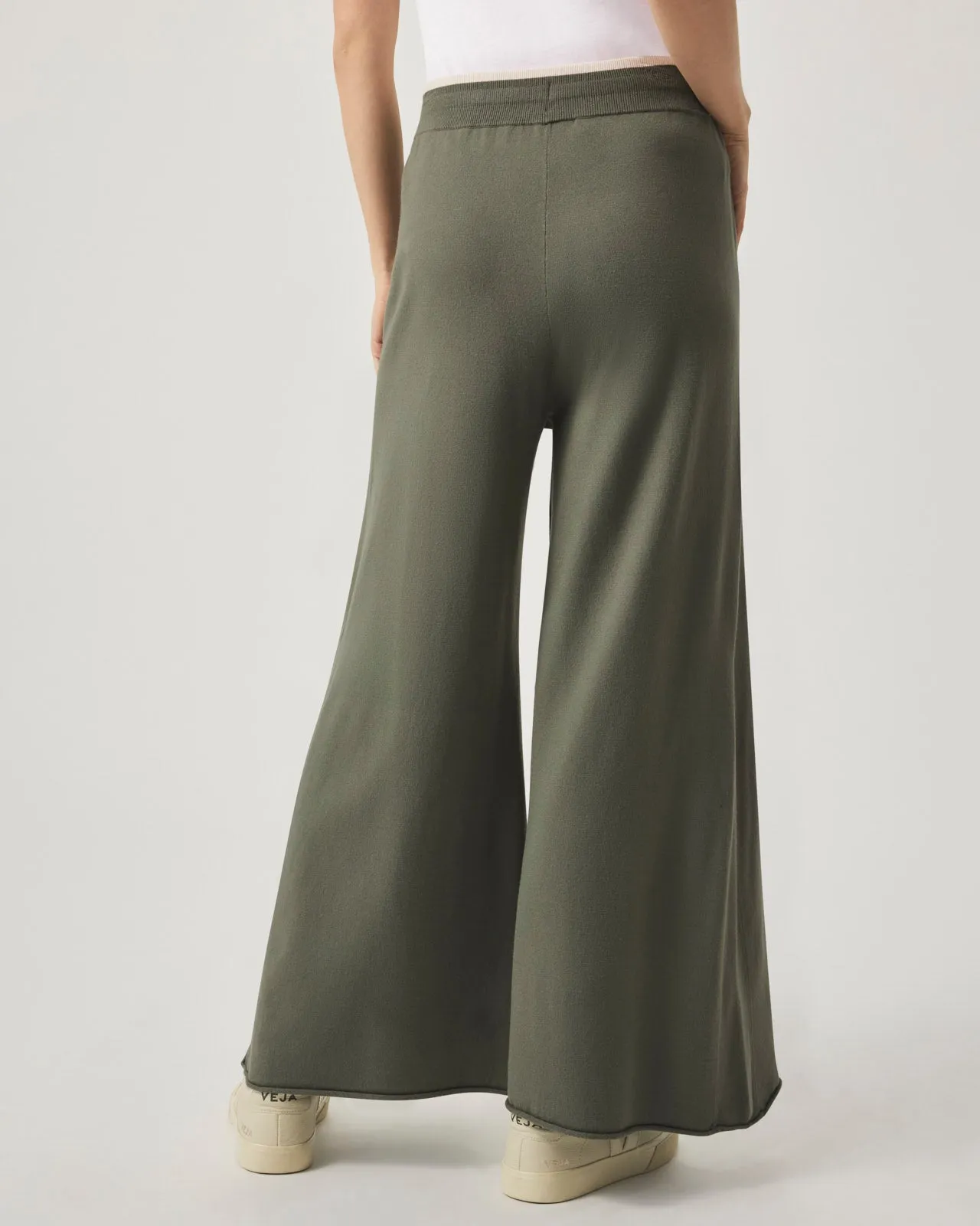 Veronica Trim Crop Wide Leg Pant