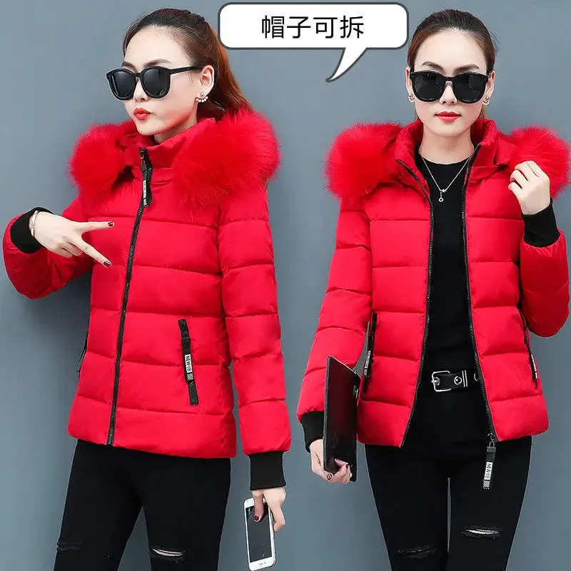 Winter Jacket Women Warm Coat Plus Size 3XL Ladies Parka