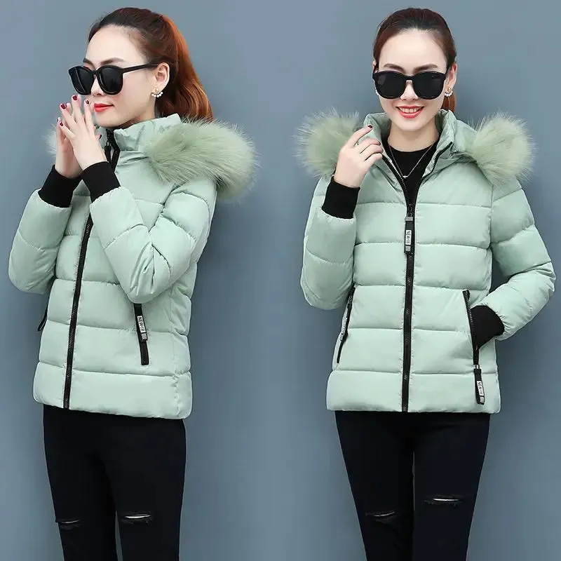 Winter Jacket Women Warm Coat Plus Size 3XL Ladies Parka