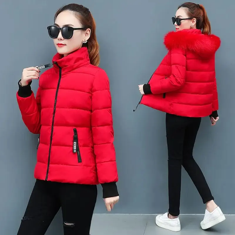 Winter Jacket Women Warm Coat Plus Size 3XL Ladies Parka