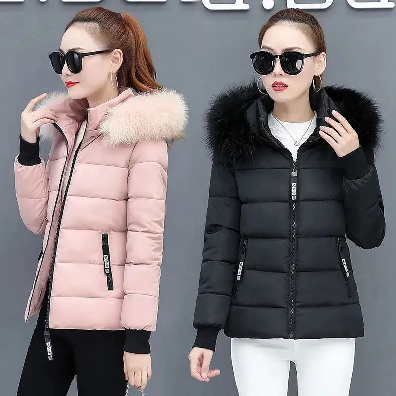 Winter Jacket Women Warm Coat Plus Size 3XL Ladies Parka