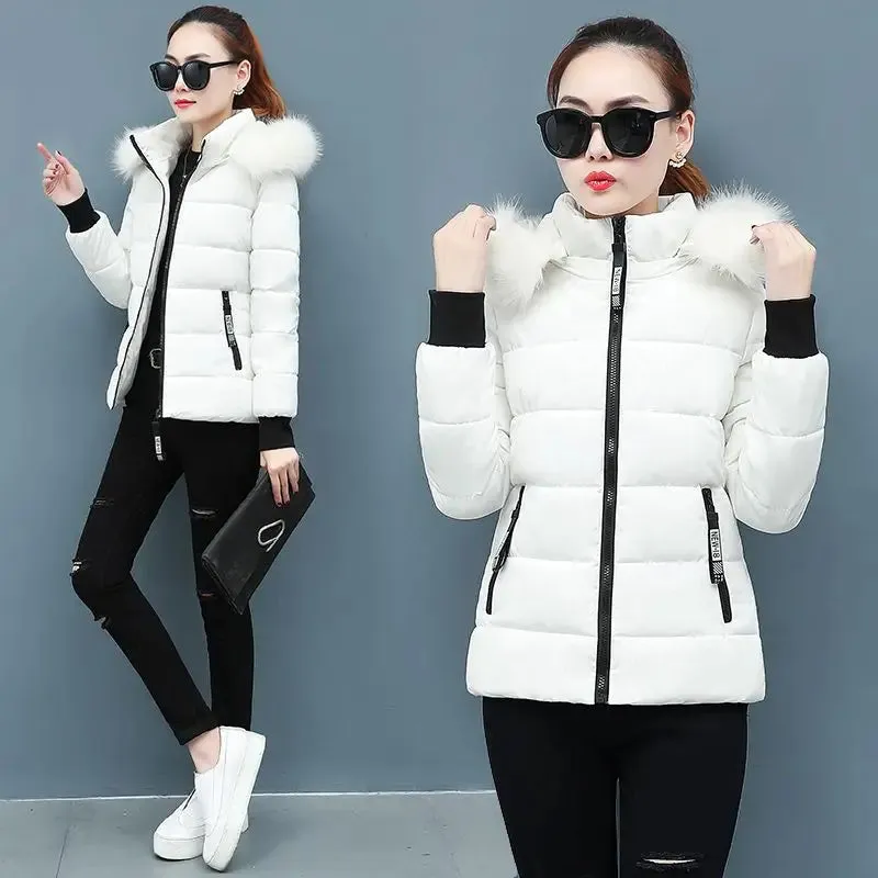 Winter Jacket Women Warm Coat Plus Size 3XL Ladies Parka