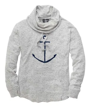 WS - Cuddle Cowl Neck Anchor Sweater