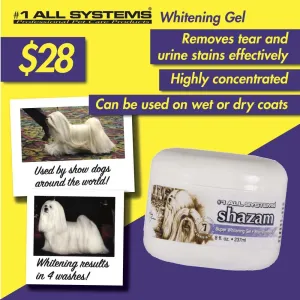 ZZZ #1 All Systems SHAZAM Pet Whitening Gel 8oz